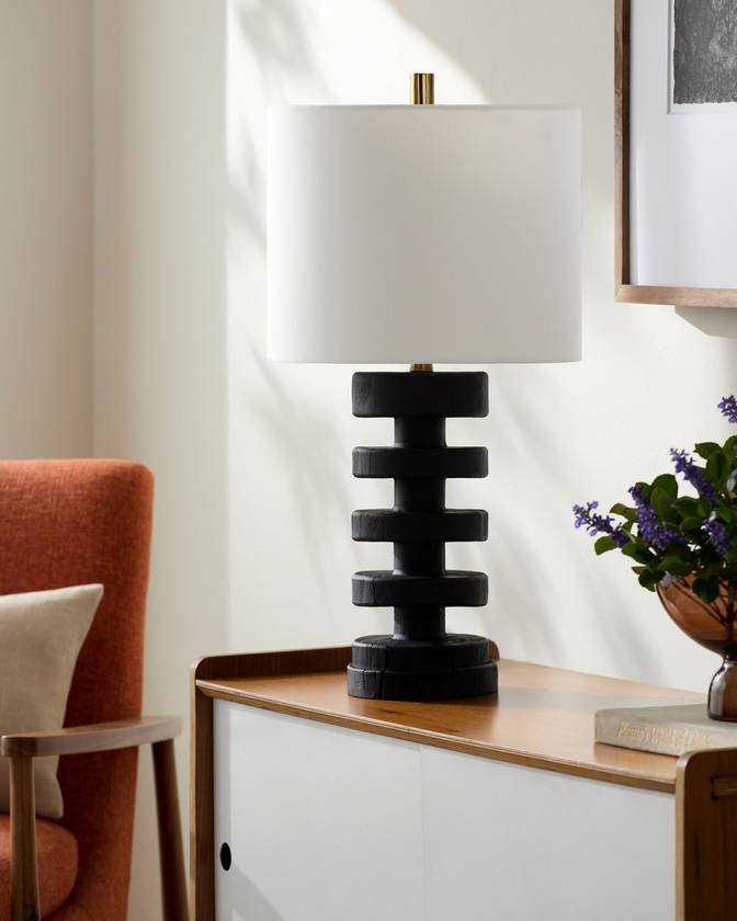 Kawana Cottage Black Table Lamp
