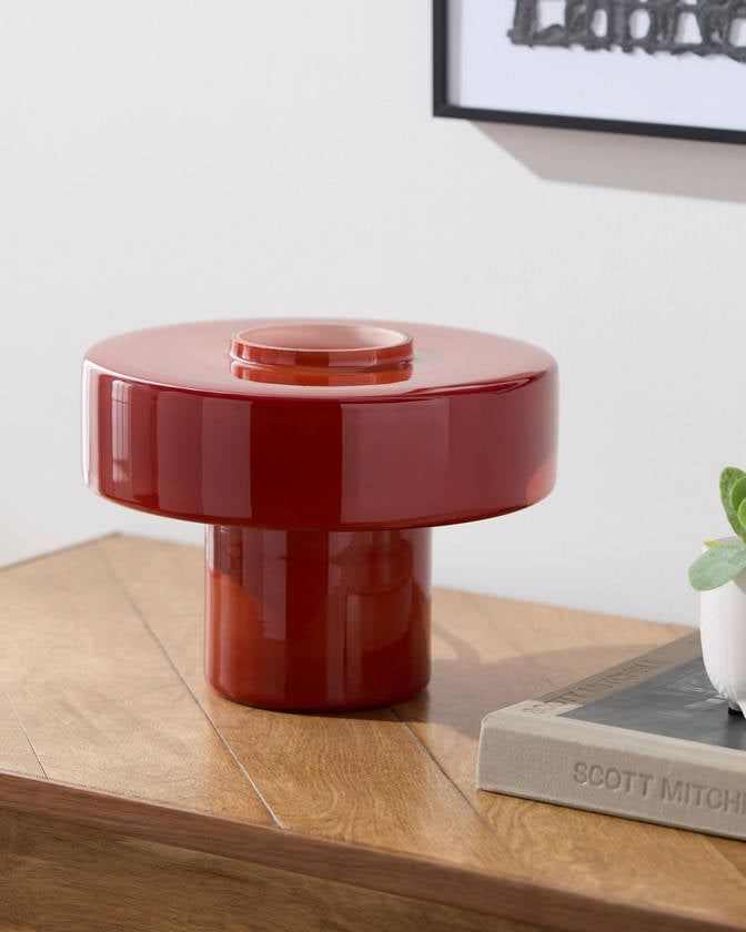 Dows Modern Red Table Lamp
