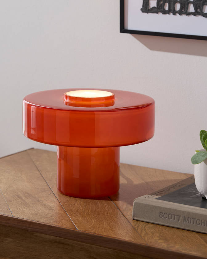 Dows Modern Red Table Lamp