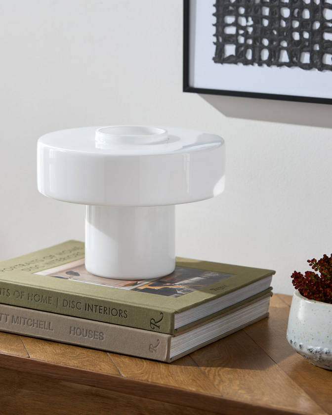 Dows Modern White Table Lamp