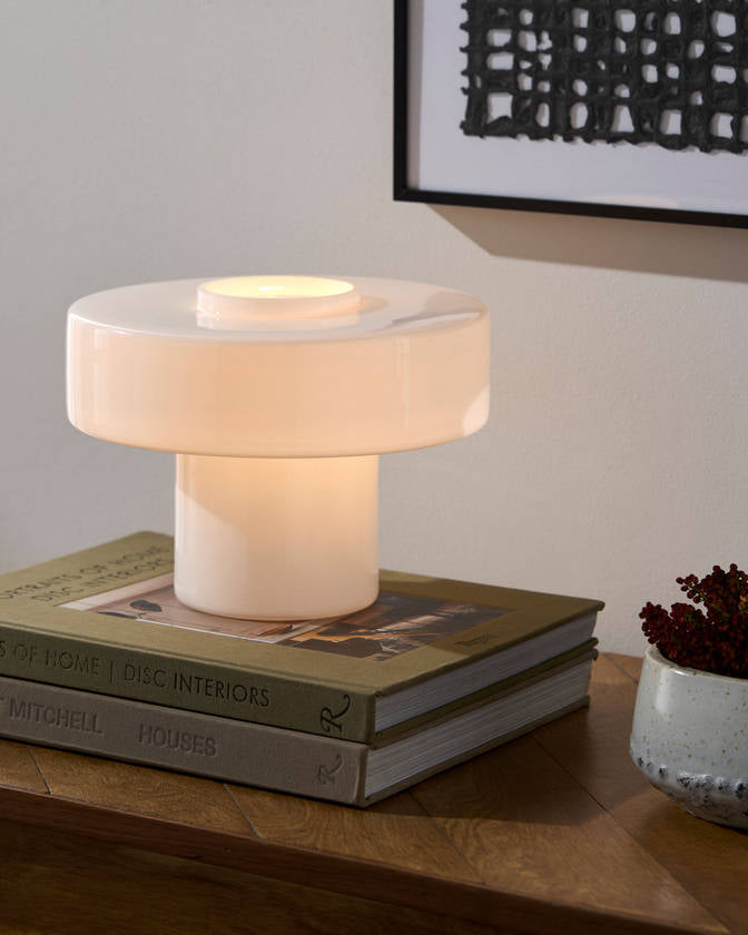 Dows Modern White Table Lamp