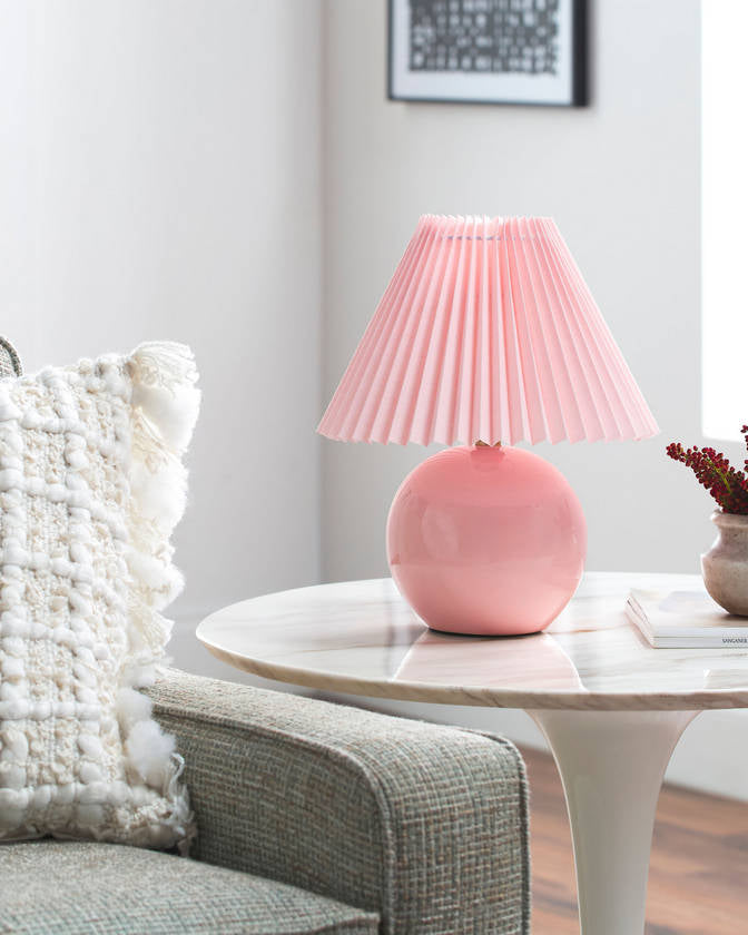 Heinz Cottage Pink Table Lamp