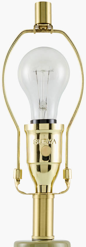 Creig Traditional Green Table Lamp