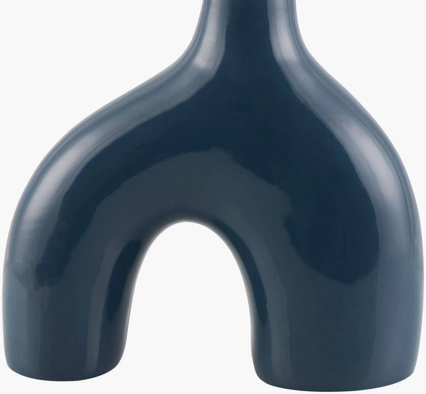 Creig Traditional Dark Blue Table Lamp