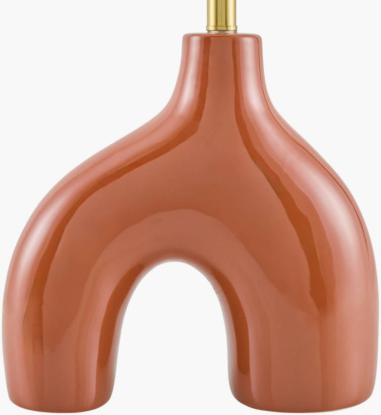 Creig Traditional Red Table Lamp