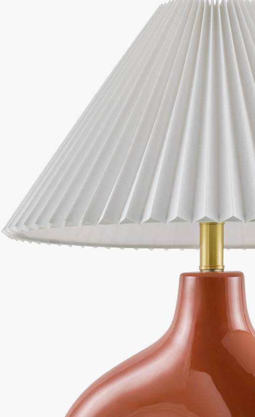 Creig Traditional Red Table Lamp