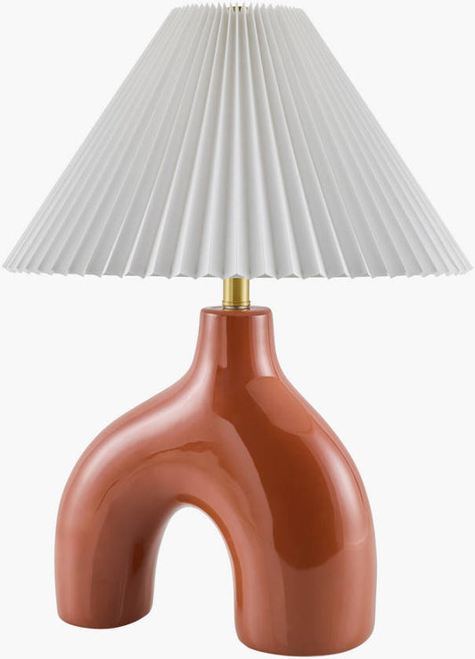 Creig Traditional Red Table Lamp