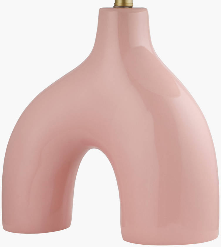 Creig Traditional Pink Table Lamp