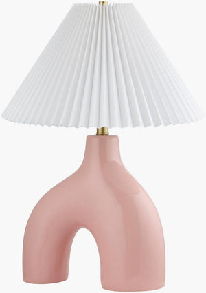 Creig Traditional Pink Table Lamp
