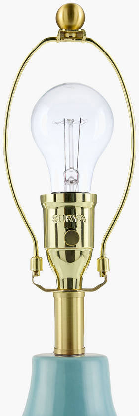 Creig Traditional Blue Table Lamp