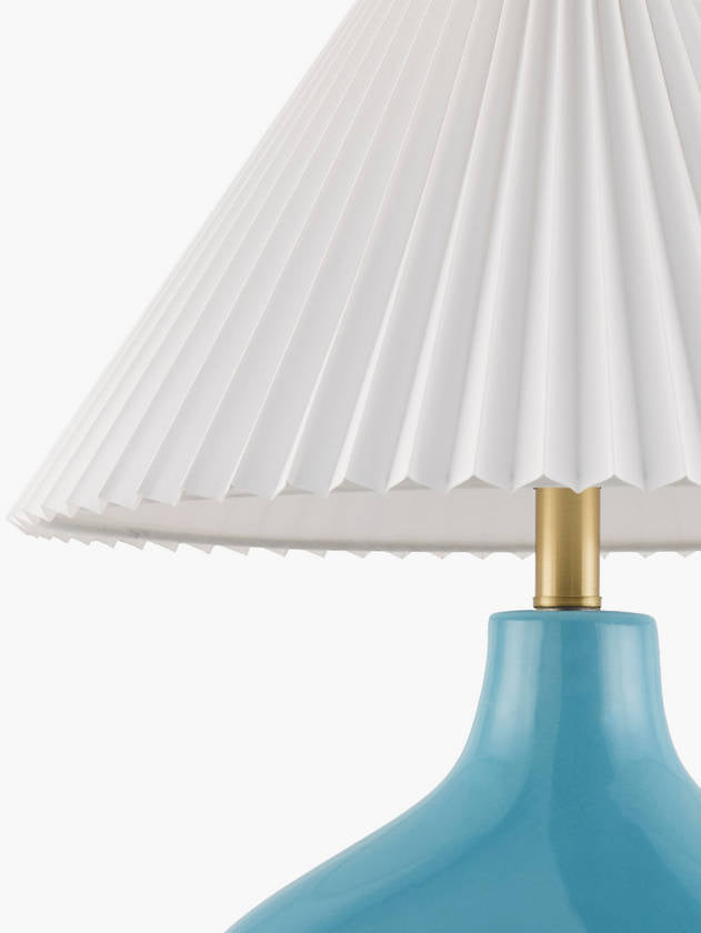 Creig Traditional Blue Table Lamp