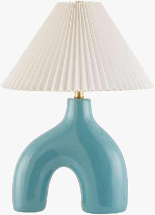 Creig Traditional Blue Table Lamp