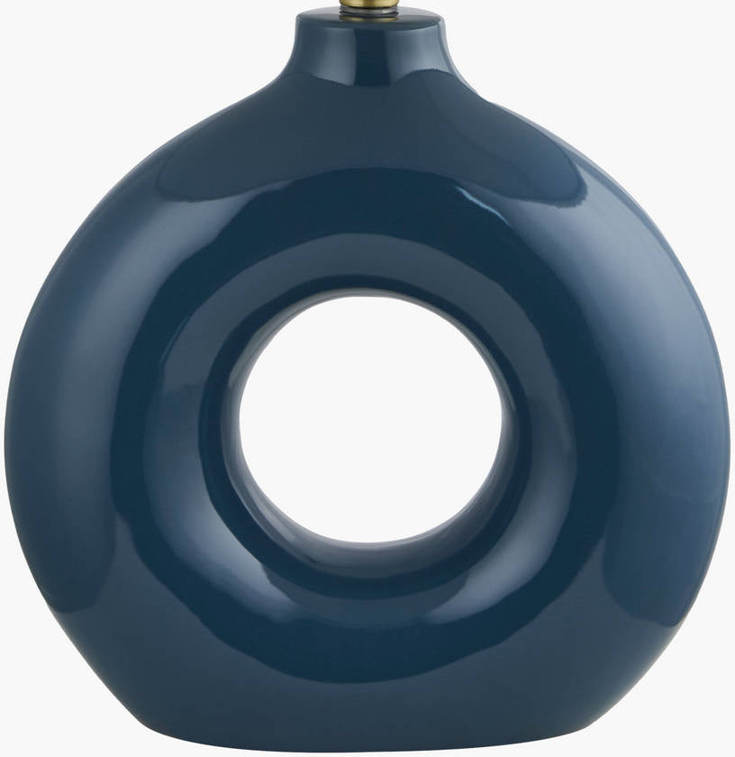 Mylinda Traditional Dark Blue Table Lamp