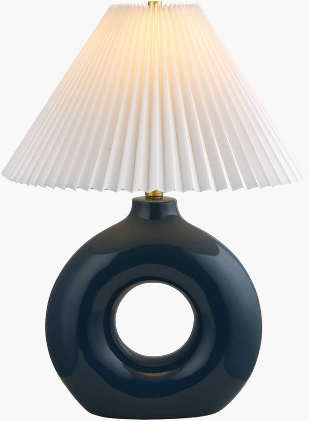 Mylinda Traditional Dark Blue Table Lamp