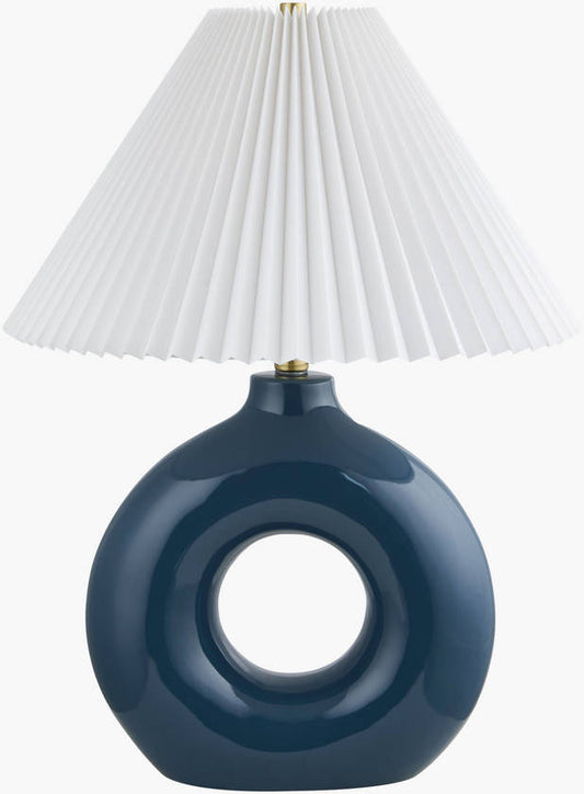 Mylinda Traditional Dark Blue Table Lamp
