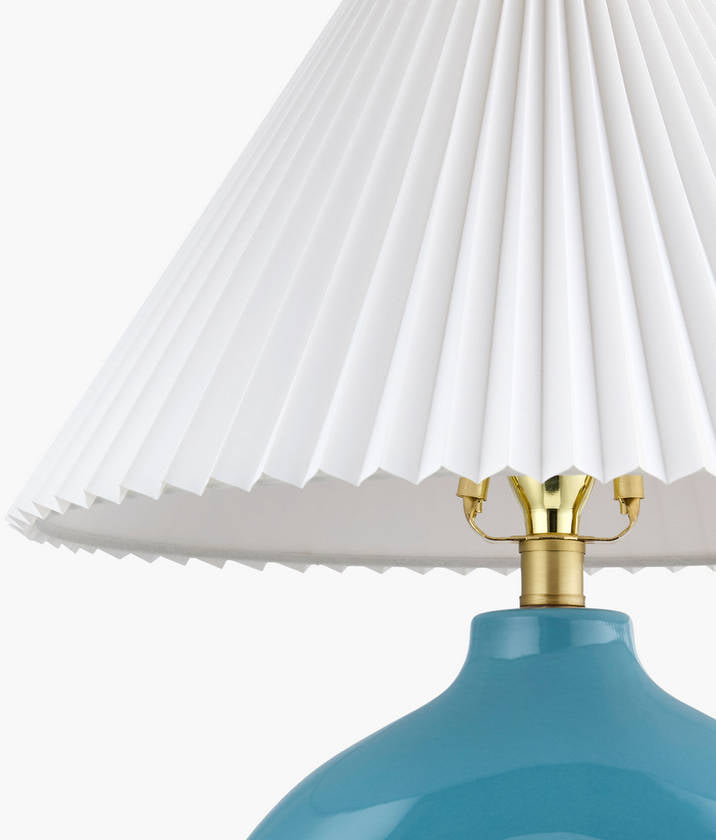 Mylinda Traditional Blue Table Lamp