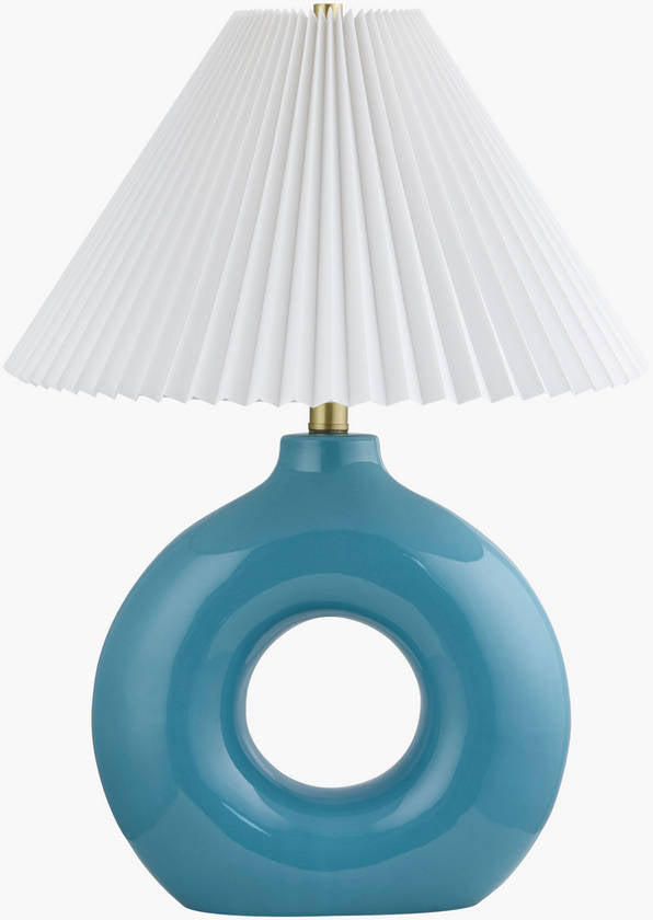 Mylinda Traditional Blue Table Lamp