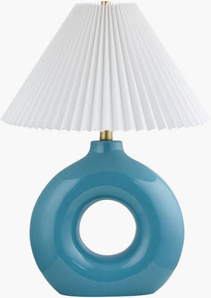 Mylinda Traditional Blue Table Lamp