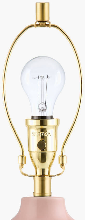 Mylinda Traditional Pink Table Lamp