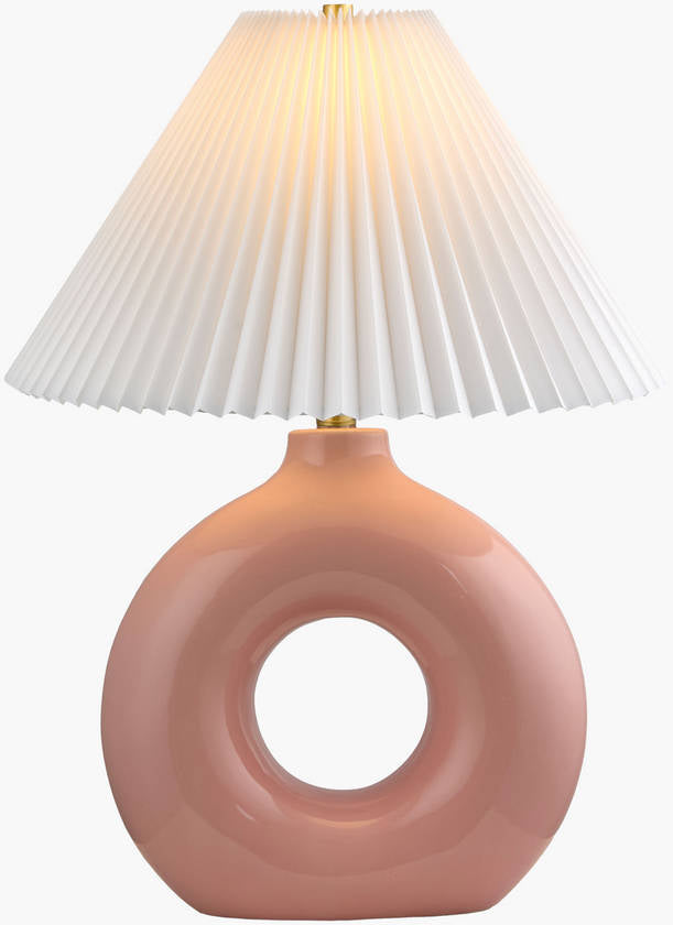 Mylinda Traditional Pink Table Lamp