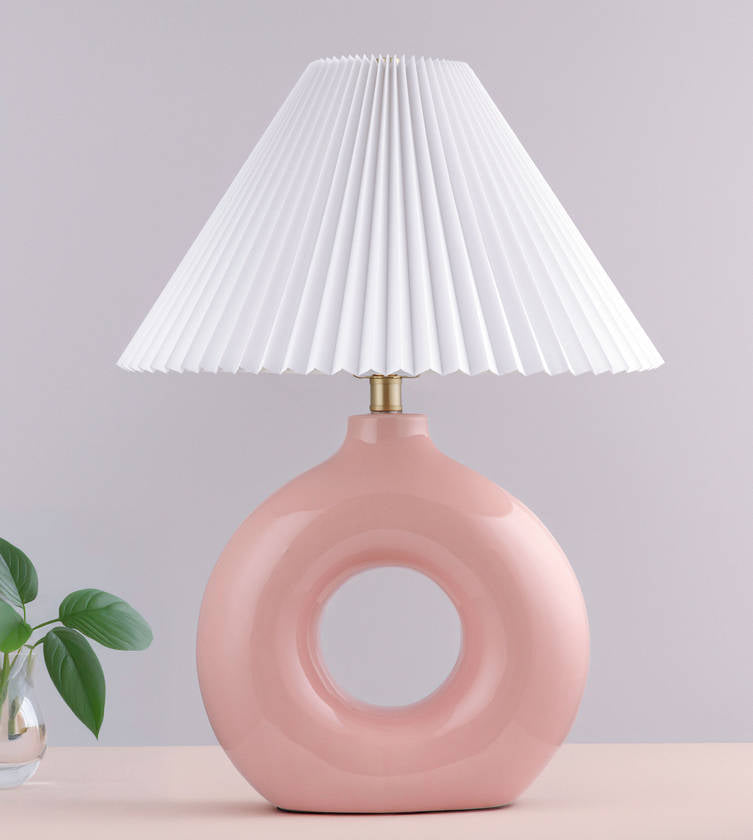 Mylinda Traditional Pink Table Lamp