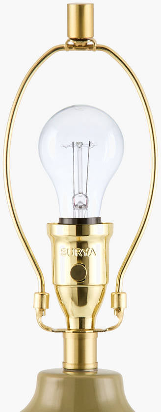 Mylinda Traditional Green Table Lamp