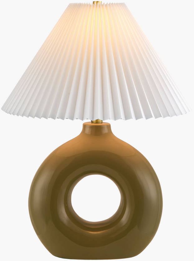 Mylinda Traditional Green Table Lamp