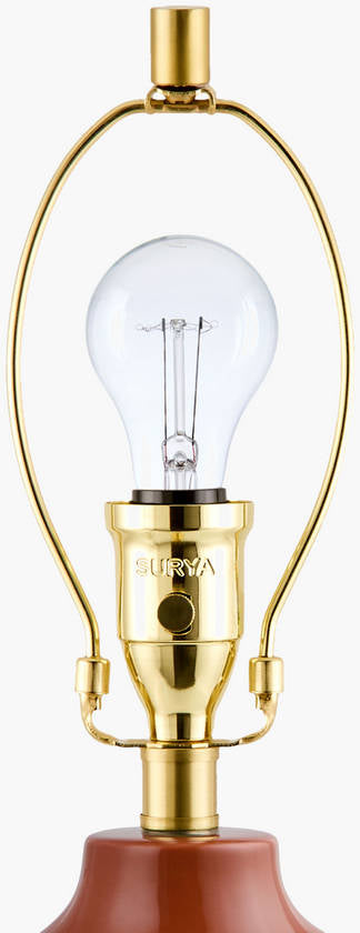 Mylinda Traditional Red Table Lamp