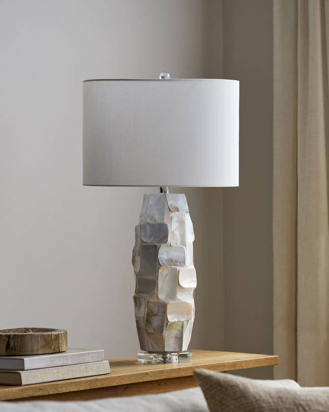 Shawnesha Traditional Cream Table Lamp