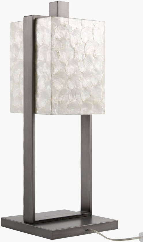 Marni Rustic Silver Gray Table Lamp