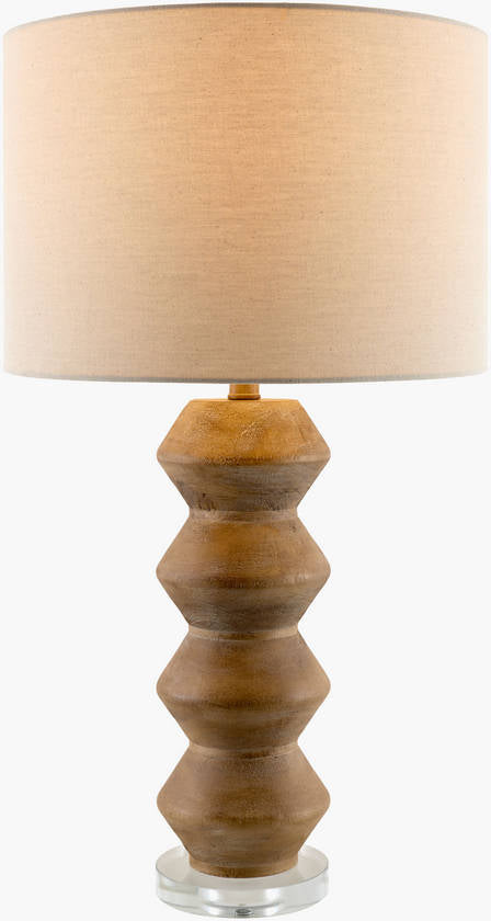 Jacqulyn Traditional Dark Brown Table Lamp