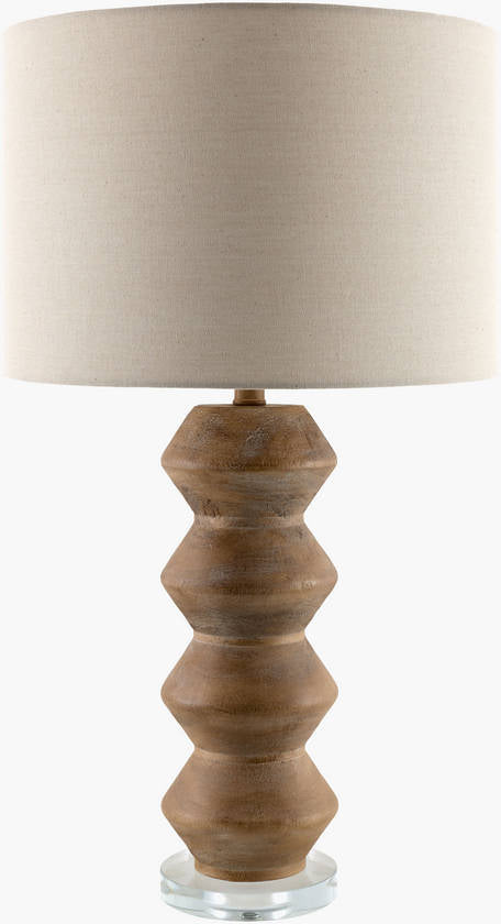 Jacqulyn Traditional Dark Brown Table Lamp