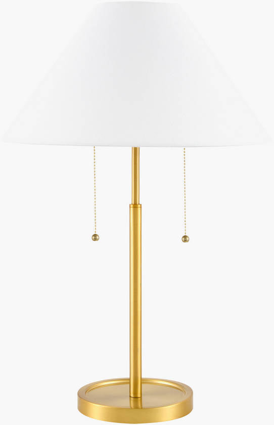 Fredrica Modern Metallic - Brass Table Lamp