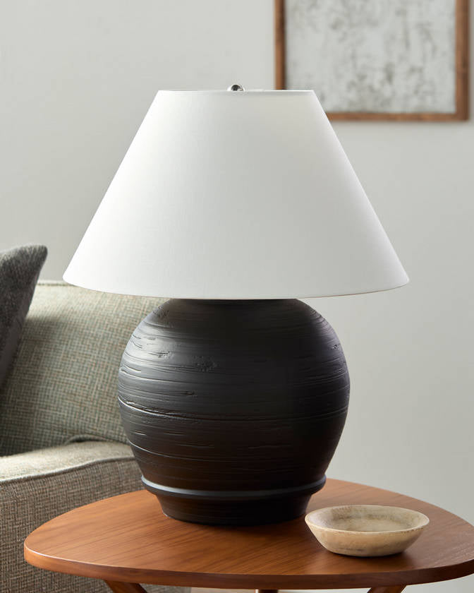 Amilcar Cottage Black Table Lamp