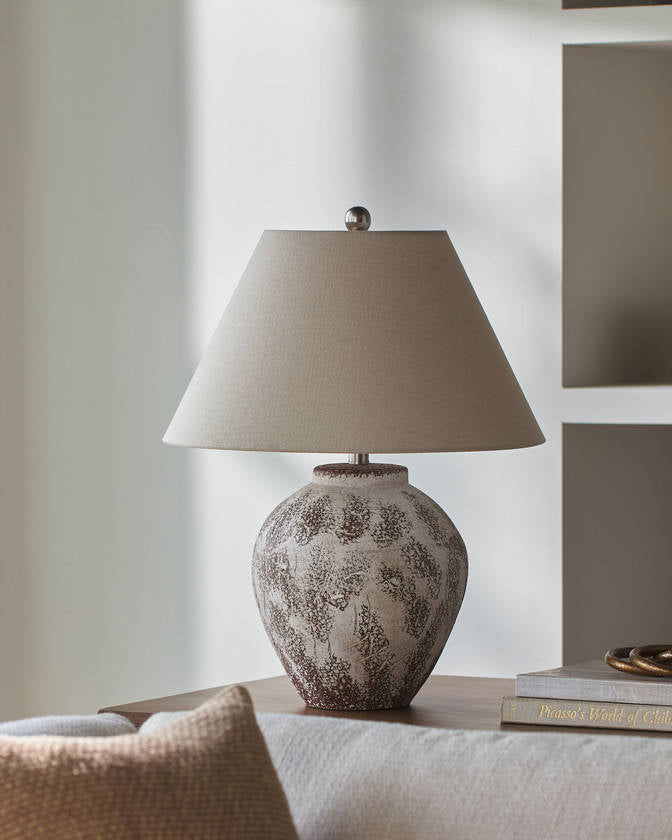 Jaren Traditional Brown Table Lamp
