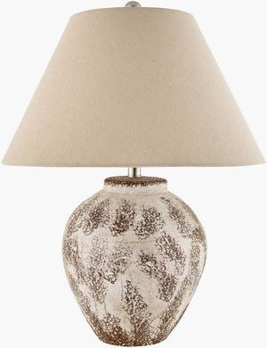 Jaren Traditional Brown Table Lamp