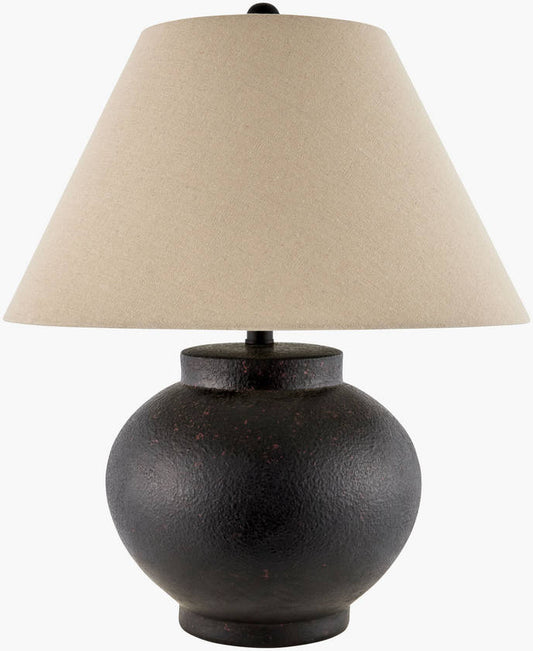 Sakeena Traditional Black Table Lamp