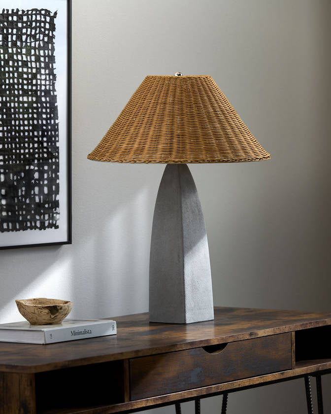 Rodger Traditional Gray Table Lamp