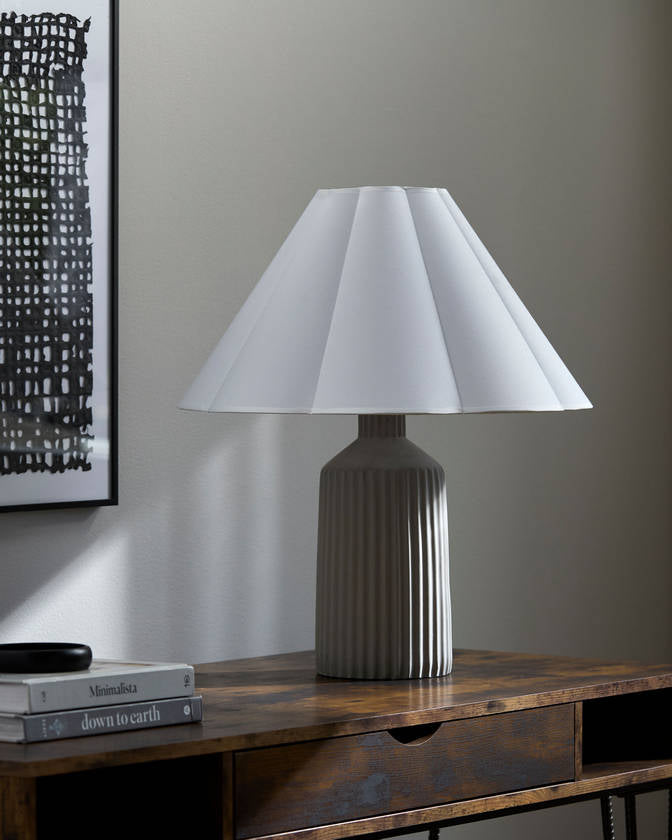 Cindra Traditional Gray Table Lamp