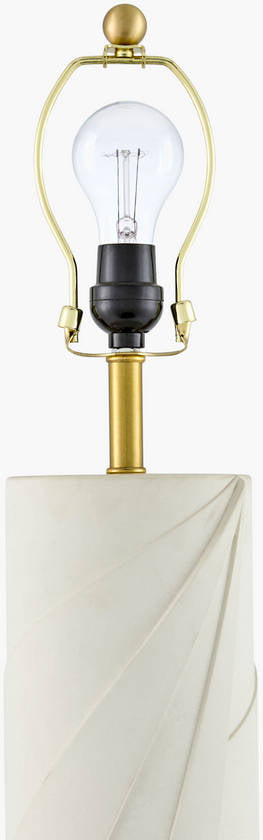 Shekinah Traditional White Table Lamp