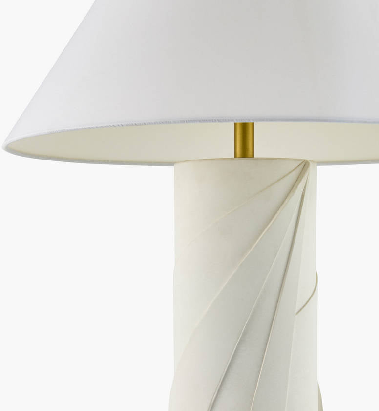 Shekinah Traditional White Table Lamp