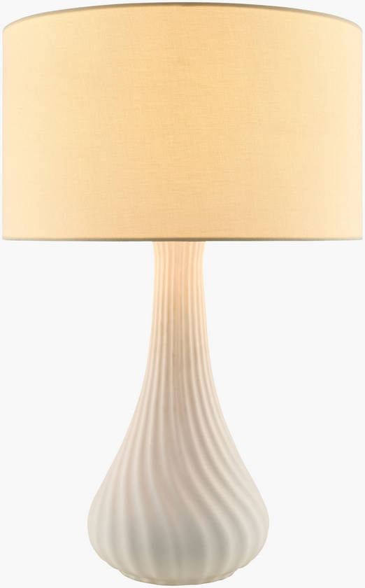 Julina Traditional White Table Lamp