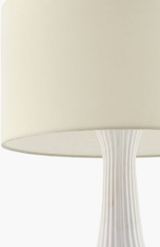 Julina Traditional White Table Lamp