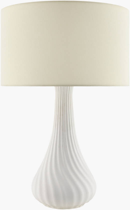Julina Traditional White Table Lamp