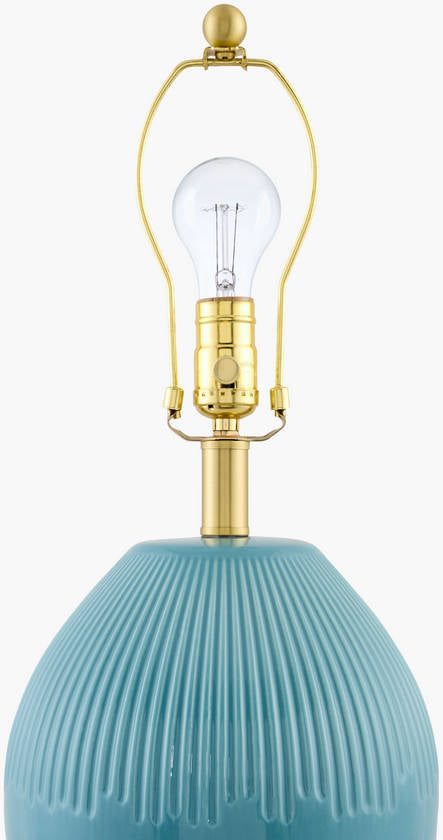 Hammond Modern Aqua Table Lamp