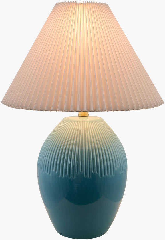 Hammond Modern Aqua Table Lamp