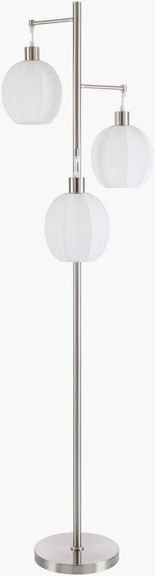 Alexzander Modern Metallic - Nickel Floor Lamp