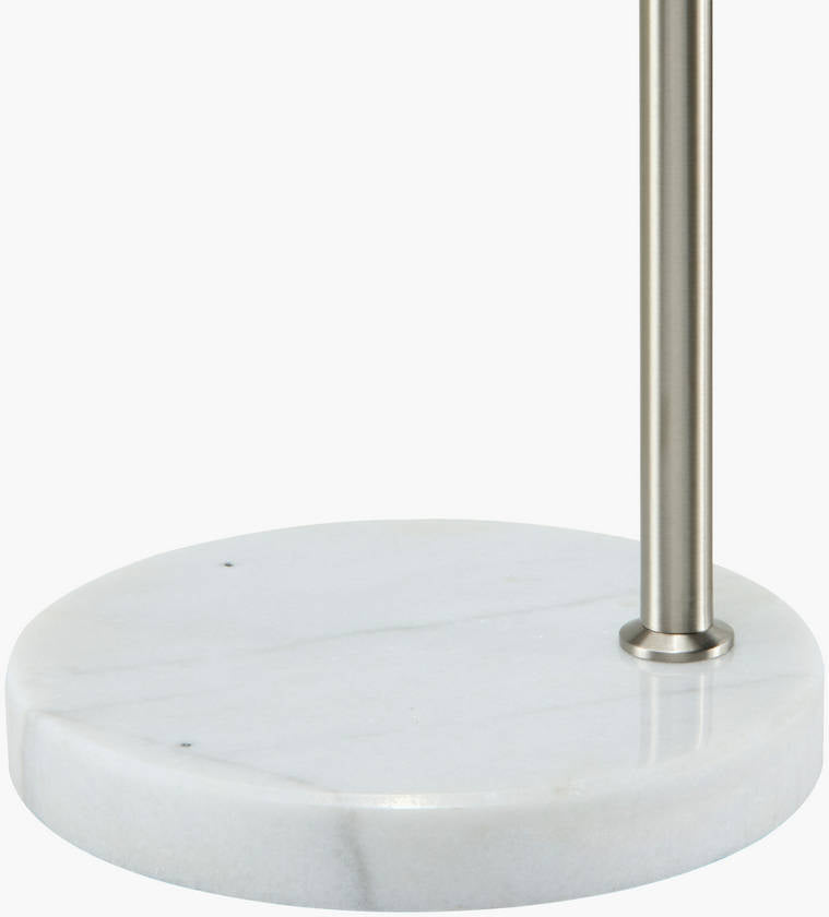 Briget Modern Metallic - Nickel Floor Lamp