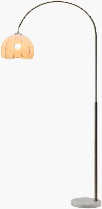 Briget Modern Metallic - Nickel Floor Lamp