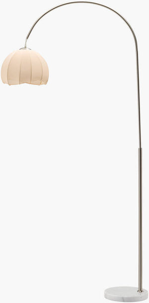 Briget Modern Metallic - Nickel Floor Lamp